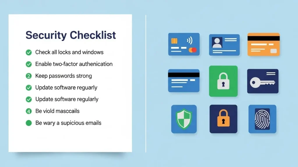 안전한 활용 체크리스트 이미지