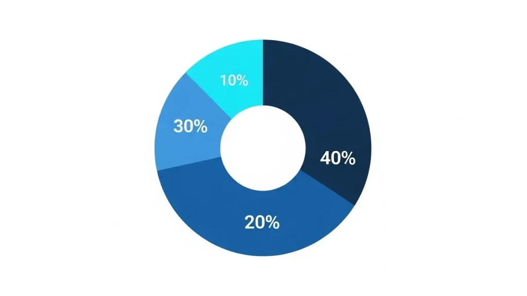 소액결제 비용 요소를 설명하는 데이터 시각화 이미지
