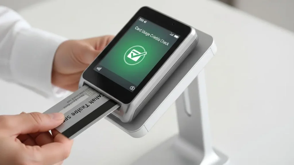 신용카드결제현금화 이용 기준 안내 이미지