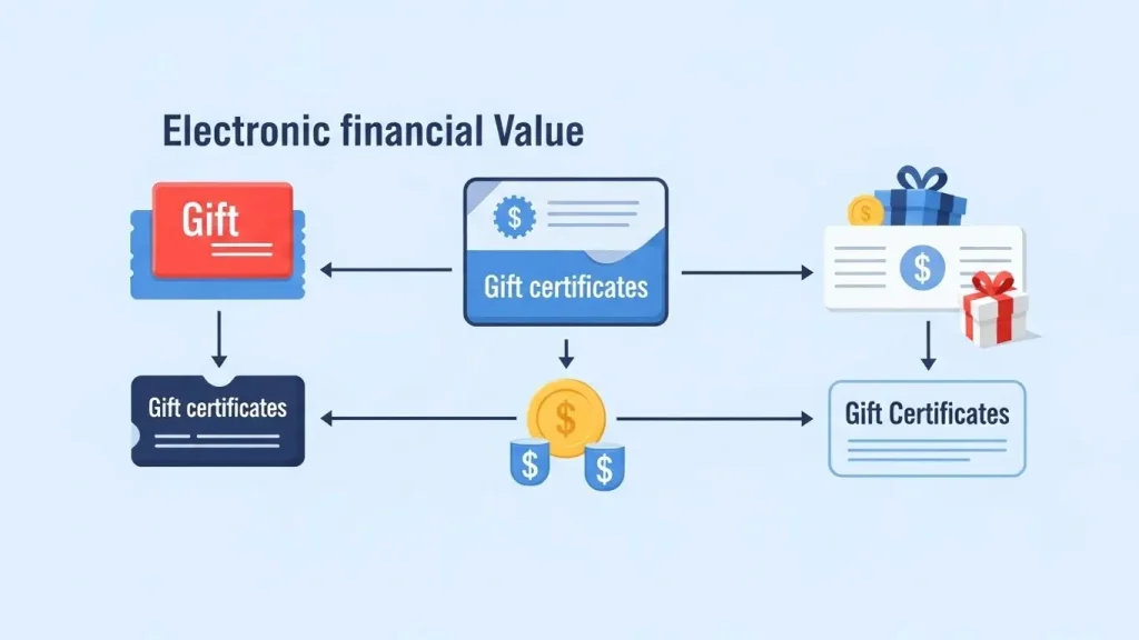 상품권 구조와 금융 규정 요소를 정리한 인포그래픽